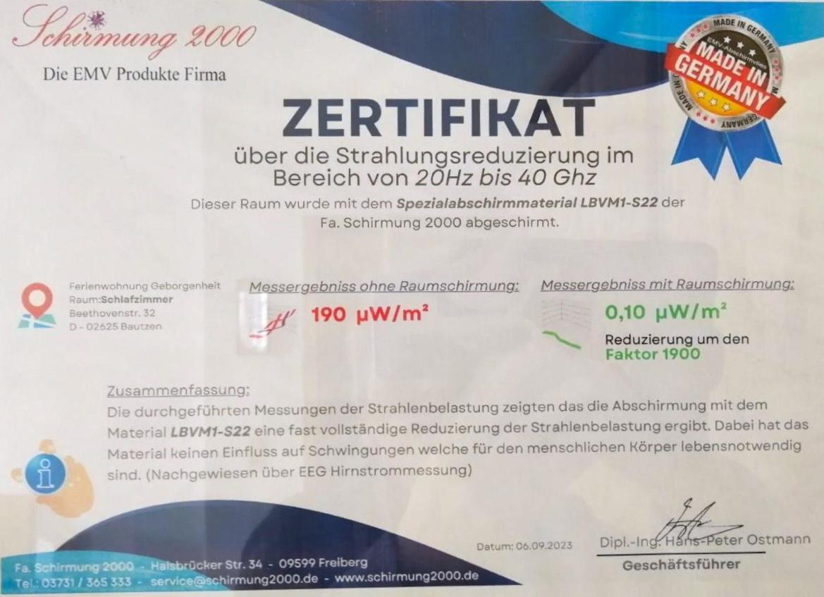 Fewo Geborgenheit Asza Mit Strahlungsfreien Zonen Bautzen Kültér fotó